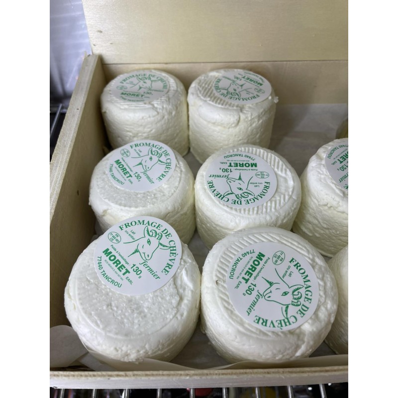 Crottin chèvre lait cru 1/2sec (FMORET) 130g