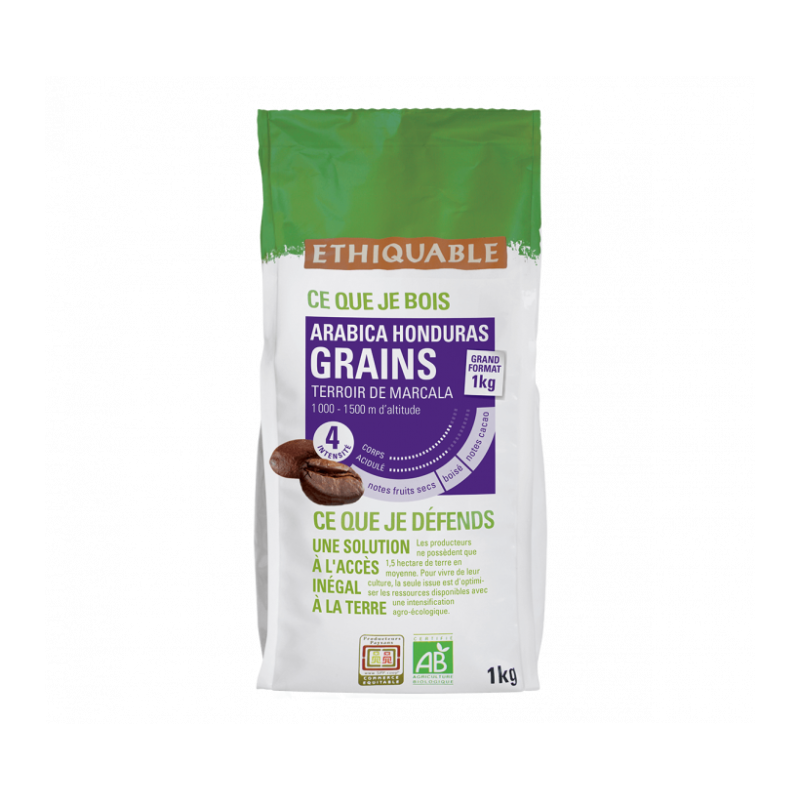 Café grains Honduras (Ethiquable) 1kg