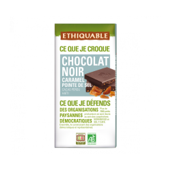 Chocolat noir caramel/sel (Ethiquable) 100g