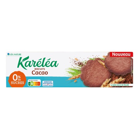 Biscuits Cacao sans sucres (LéaN) 132g