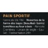 Pain sportif (APDC) 500g /pièce