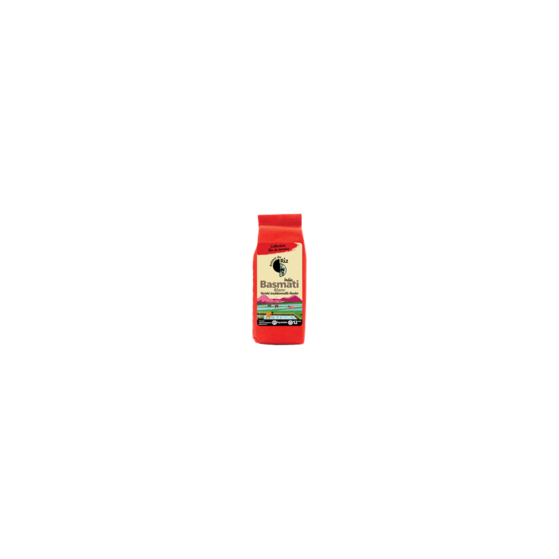 Riz basmati indien blanc (OAVFP) 500g