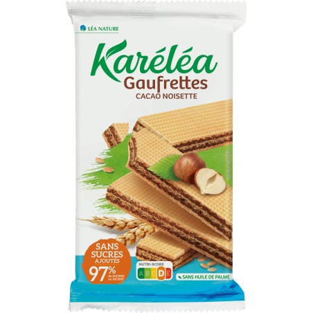 Gaufrettes Cacao Noisette (LéaN) 200g