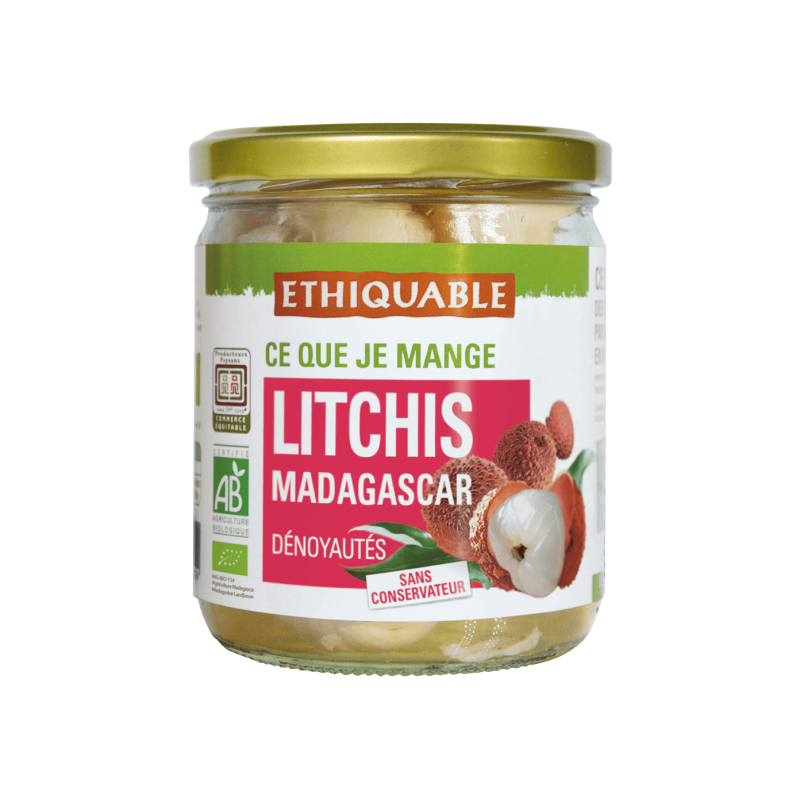 Litchis dénoyautés (Ethiquable) 425g