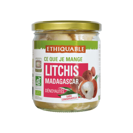 Litchis dénoyautés (Ethiquable) 425g