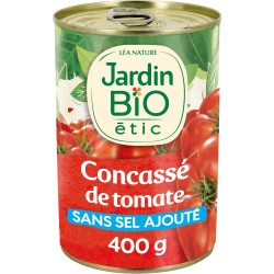 Concassé de tomate sans sel (LéaN) 400g