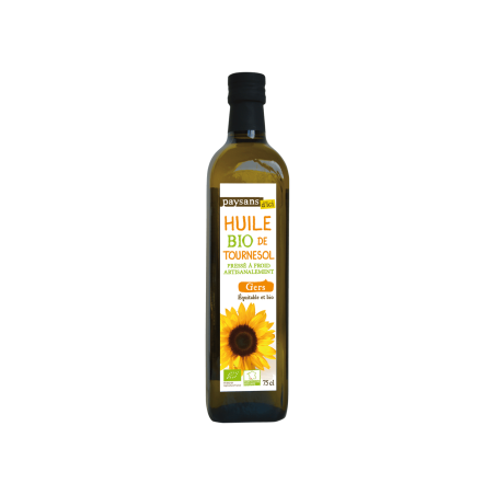 Huile tournesol Paysans ici (Ethiquable) 75cl