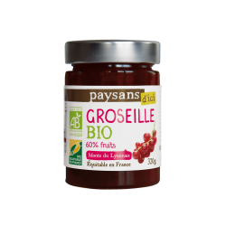 Confiture groseille Paysans (Ethiquable) 320g