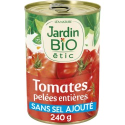 Tomates entières pelées 0sel (LeaN)) 400g