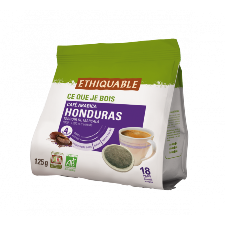 Café dosettes Honduras (Ethiquable) 125g
