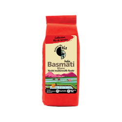 Riz basmati indien blanc (OAVFP) 500g