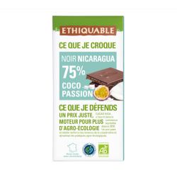 Chocolat noir coco passion (Ethiquable) 100g