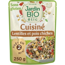 Lentilles et pois chiches cuisiné (LéaN) 250g