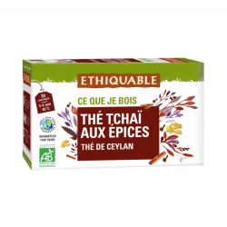 Thé Tchaï aux épices (Ethiquable) 36g