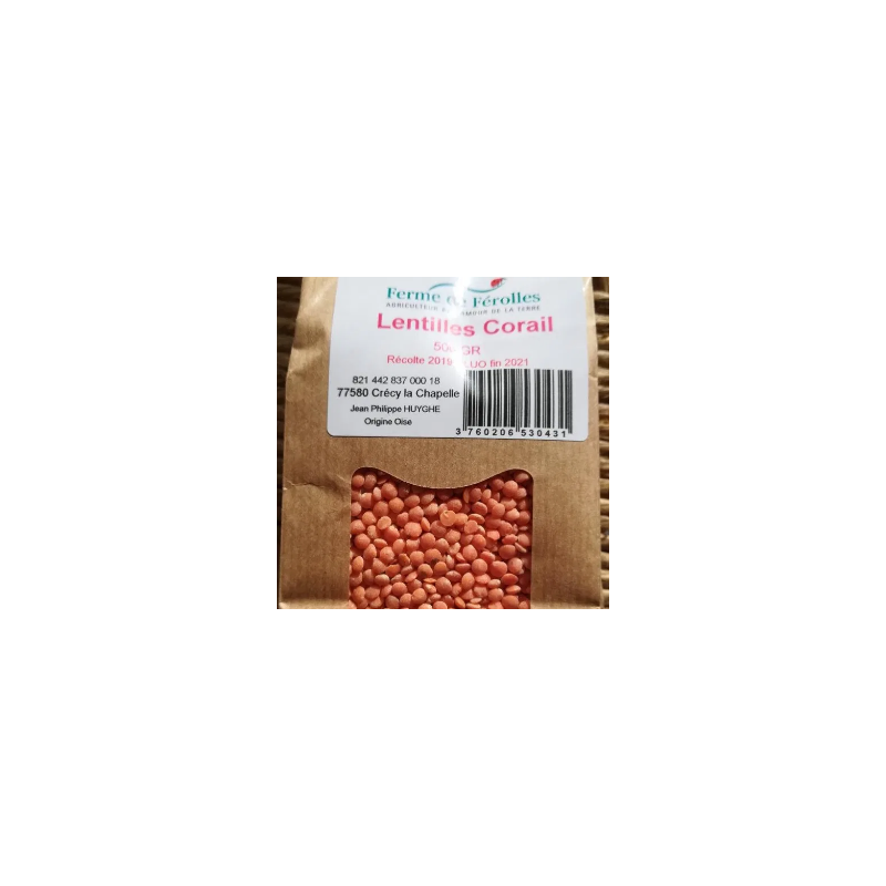 Lentilles corail (FFéro) 500g