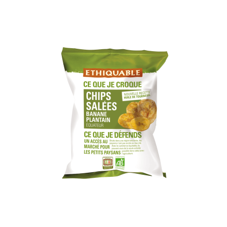Chips bananes salées (Ethiquable) 85g