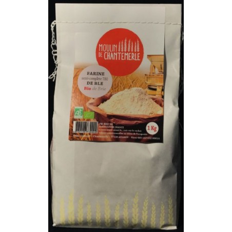 Farine de blé 1/2compl T80 bio (MChant) 1kg