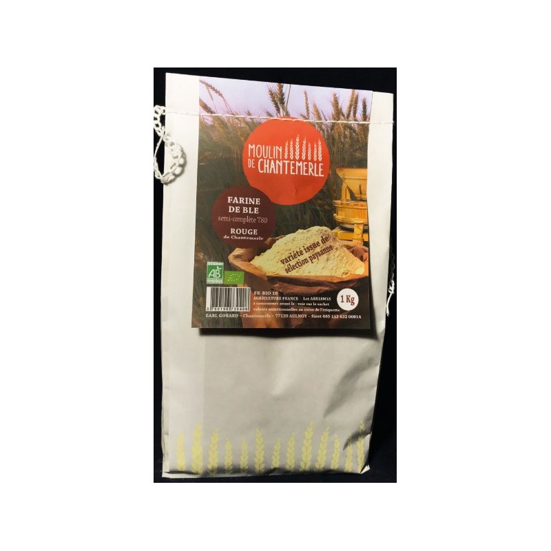 Farine blé rouge T110 (MChant) 1kg