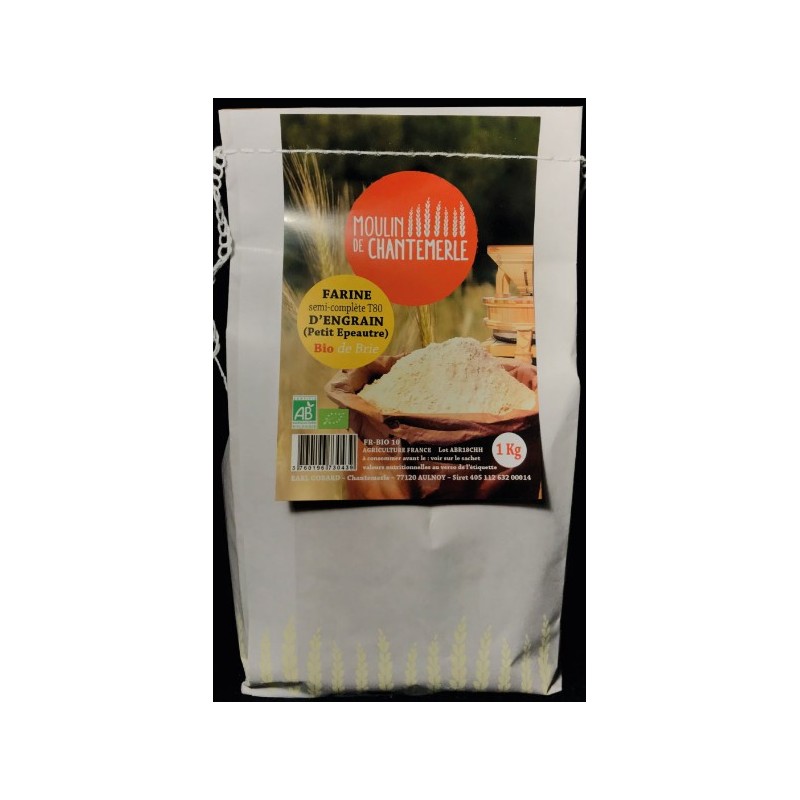 Farine Petit épeautre semi-c T80 (MChant) 1kg