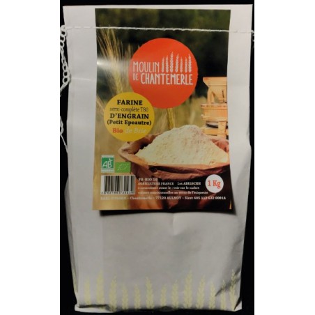 Farine Petit épeautre semi-c T80 (MChant) 1kg