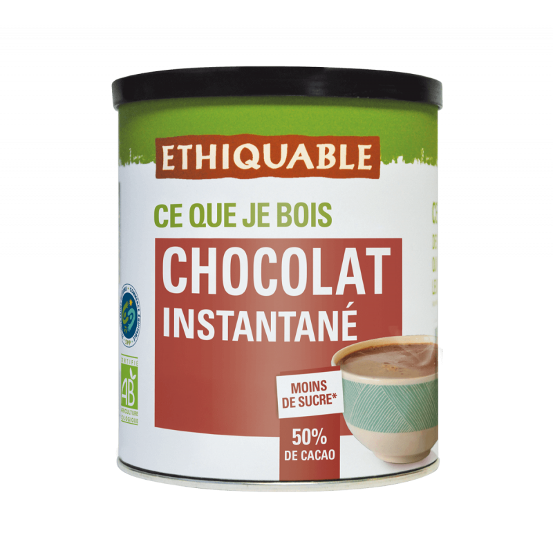 Chocolat poudre inst sucré (Ethiquable) 425g