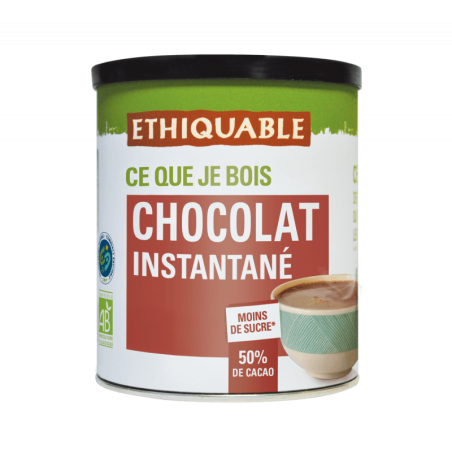 Chocolat poudre inst sucré (Ethiquable) 425g