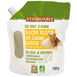 Sucre canne blond (Ethiquable) 750g