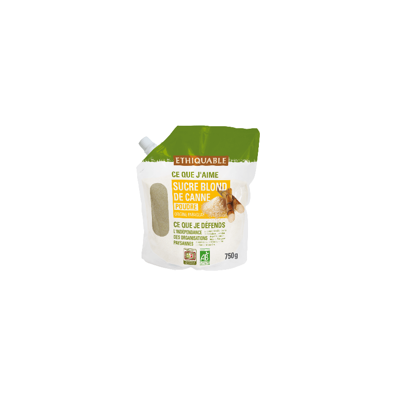 Sucre canne blond (Ethiquable) 750g