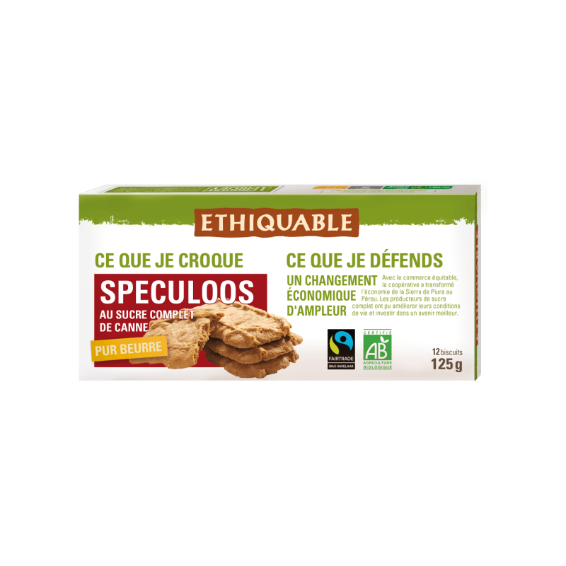 Speculoos pur beurre (Ethiquable) 125g