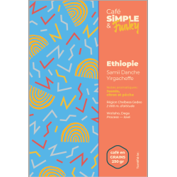 Café Ethiopie arabica (caféSF) en grains 250g