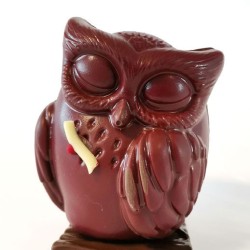 Chocolat noir Hibou 135g - H 13cm (Alix)