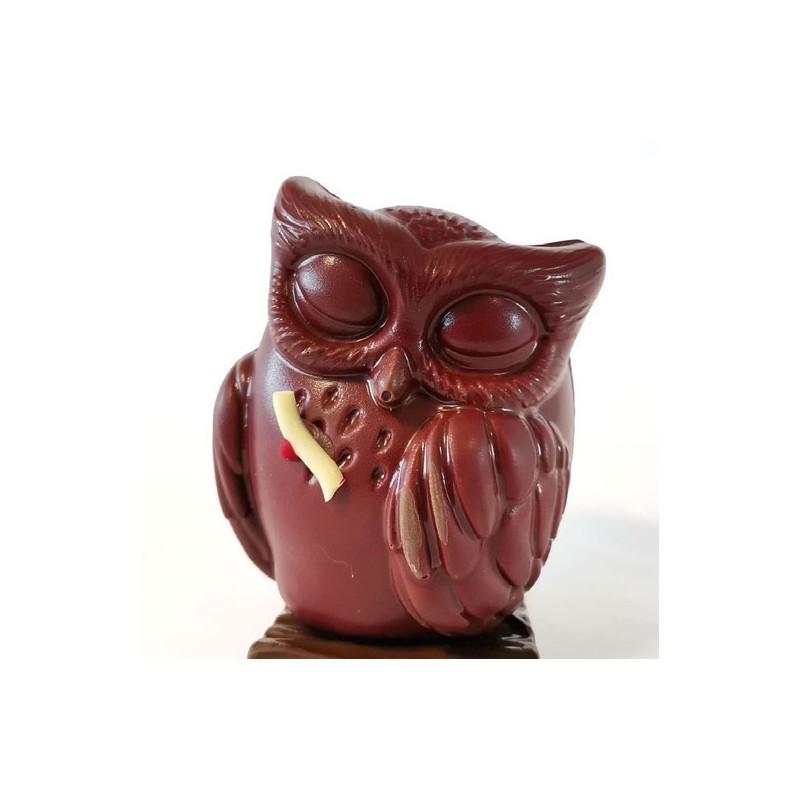 Chocolat noir Hibou 135g - H 13cm (Alix)