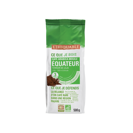 Café moulu Equateur (Ethiquable) 500g
