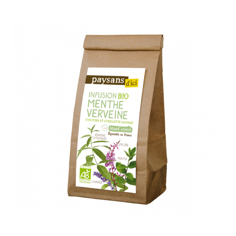 Infusion menthe verveine (Ethiquable) 30g