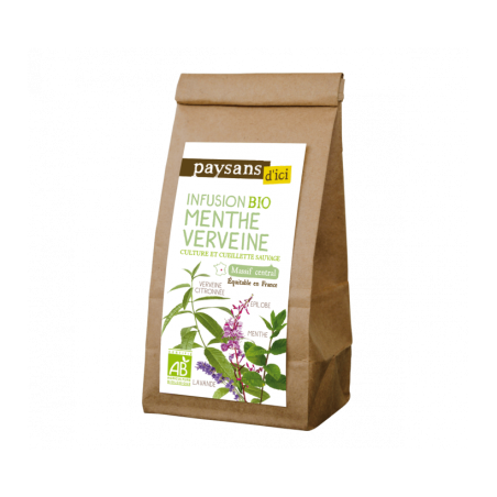 Infusion menthe verveine (Ethiquable) 30g
