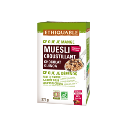 Muesli crousti choco quinoa (Ethiquable) 375g