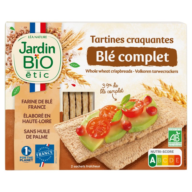 Tartines craquantes blé complet (LéaN) 150g