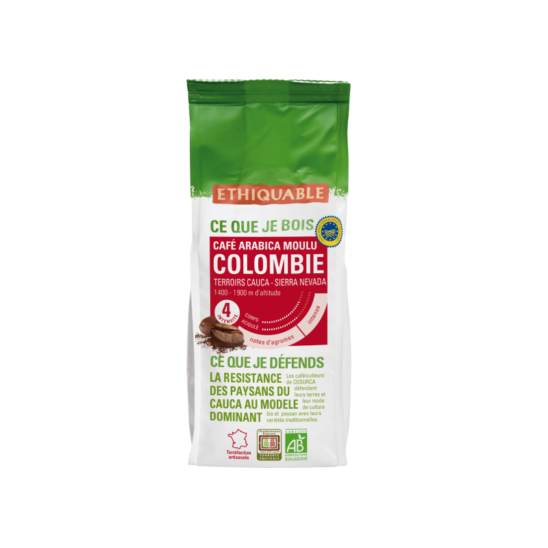 Café moulu Colombie (Ethiquable) 250g