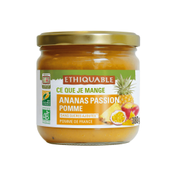 Purée ananas-pomme-passion (Ethiquable) 380g