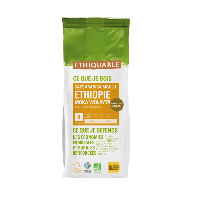 Café moulu Ethiopie (Ethiquable) 250g