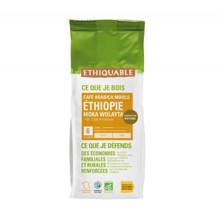 Café moulu Ethiopie (Ethiquable) 250g