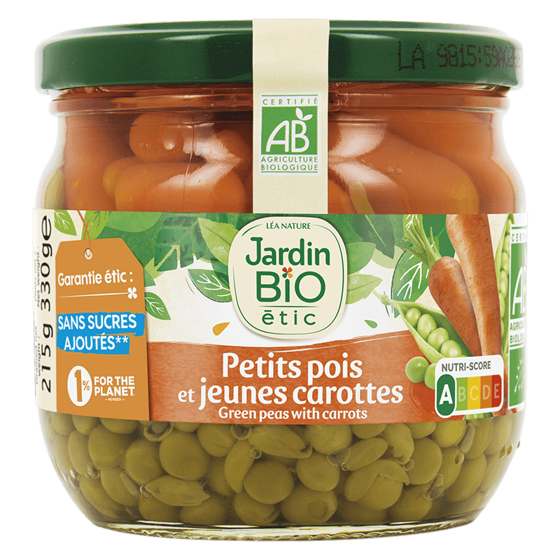 Petits pois-carottes (LéaN) 660g