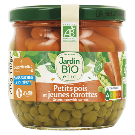 Petits pois-carottes (LéaN) 660g