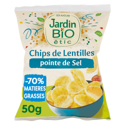 Chips lentilles + sel (LéaN) 50g