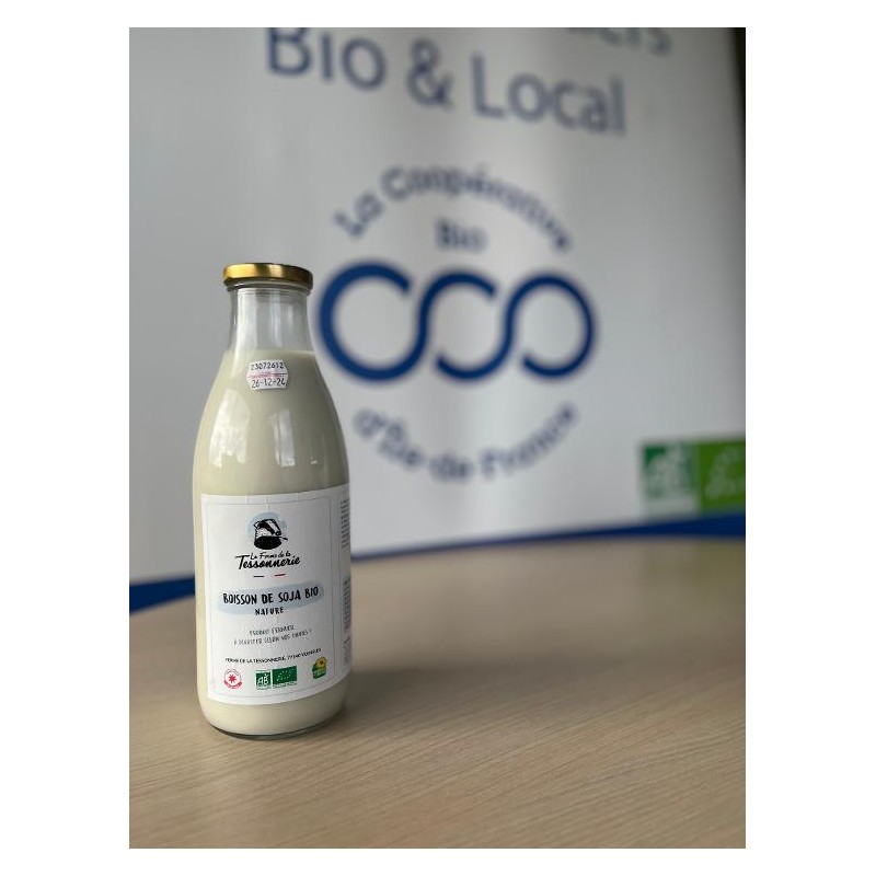 Boisson Soja 0 sucre (CoopB) 1L