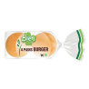 Pain burger x 4 (OAVFP) 200g