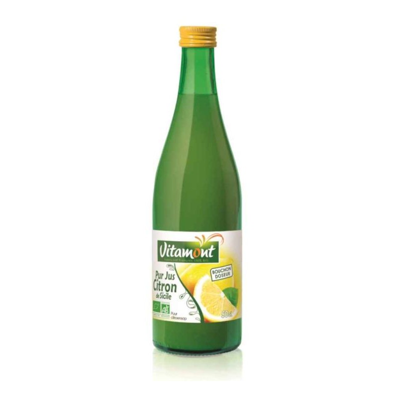 Jus citron de Sicile pur bio (Dynamis) 50cl