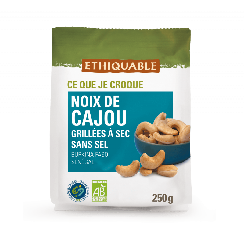Noix cajou grill sans sel (Ethiquable) 250g