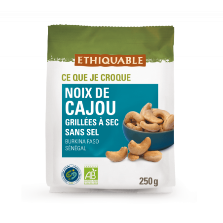Noix cajou grill sans sel (Ethiquable) 250g
