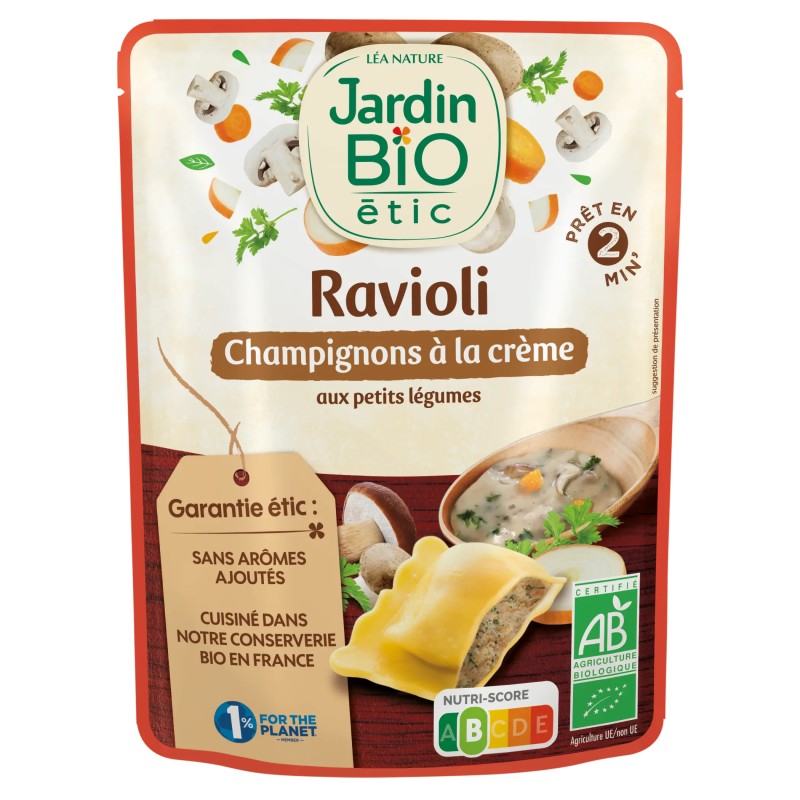 Ravioli champignons crème (LéaN) 250g